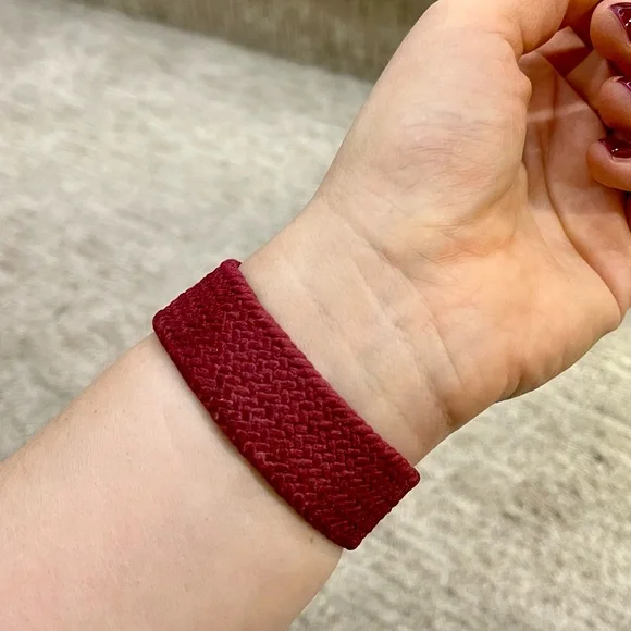 Solo Loop for Apple Watch, Burgundy - Picture 3 of 5